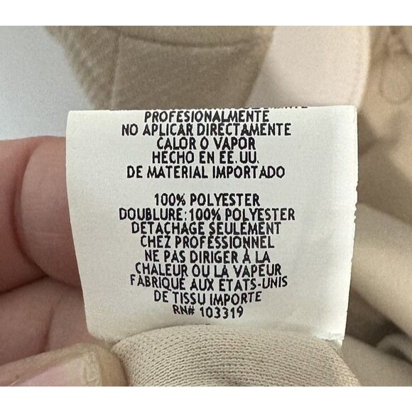 Blondie Nites Prom Formal Dress Nude Tulle Glitter Backless Mermaid Bodycon Sz 3 - Picture 12 of 12